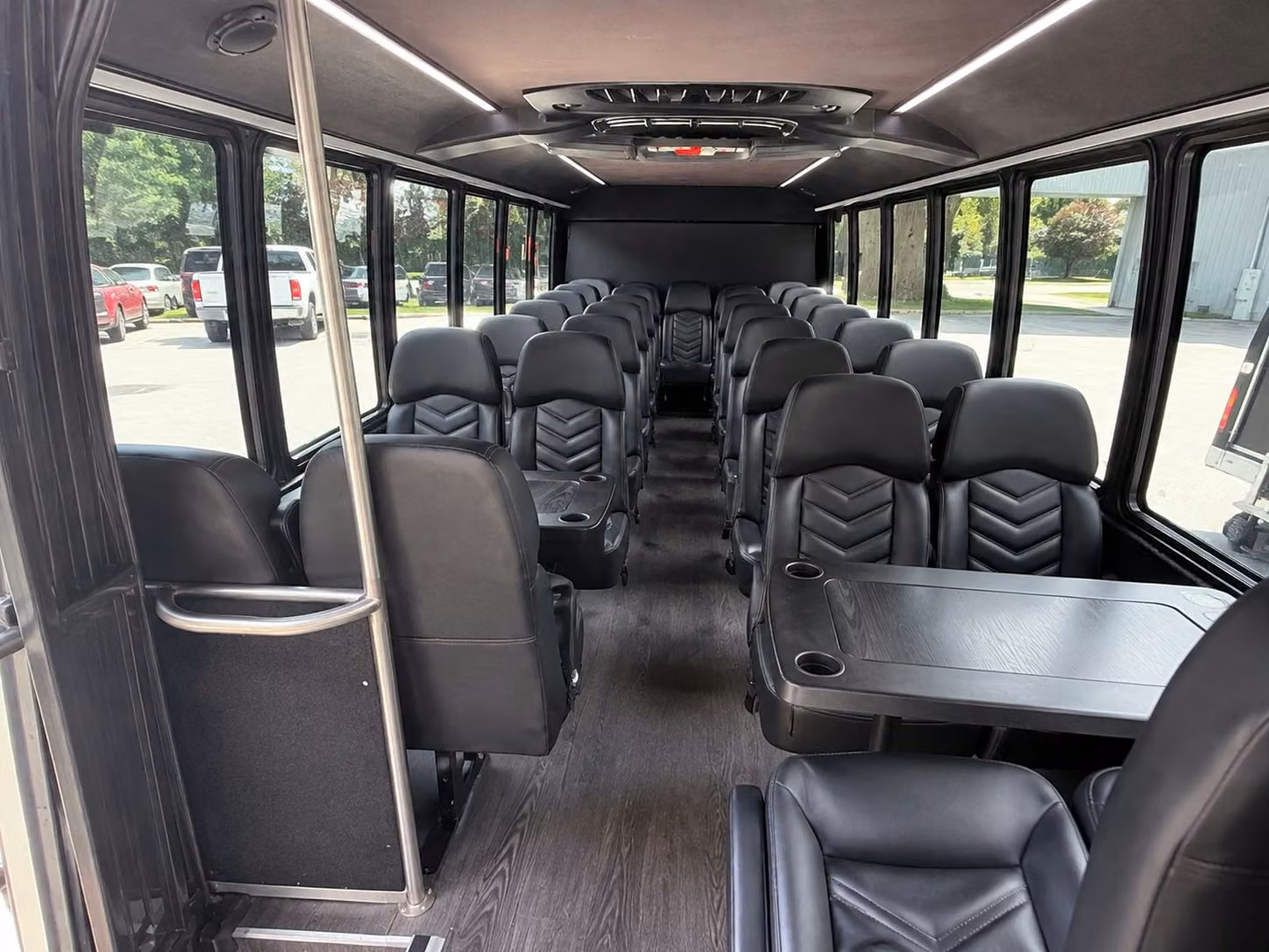 20 passenger minibus interior